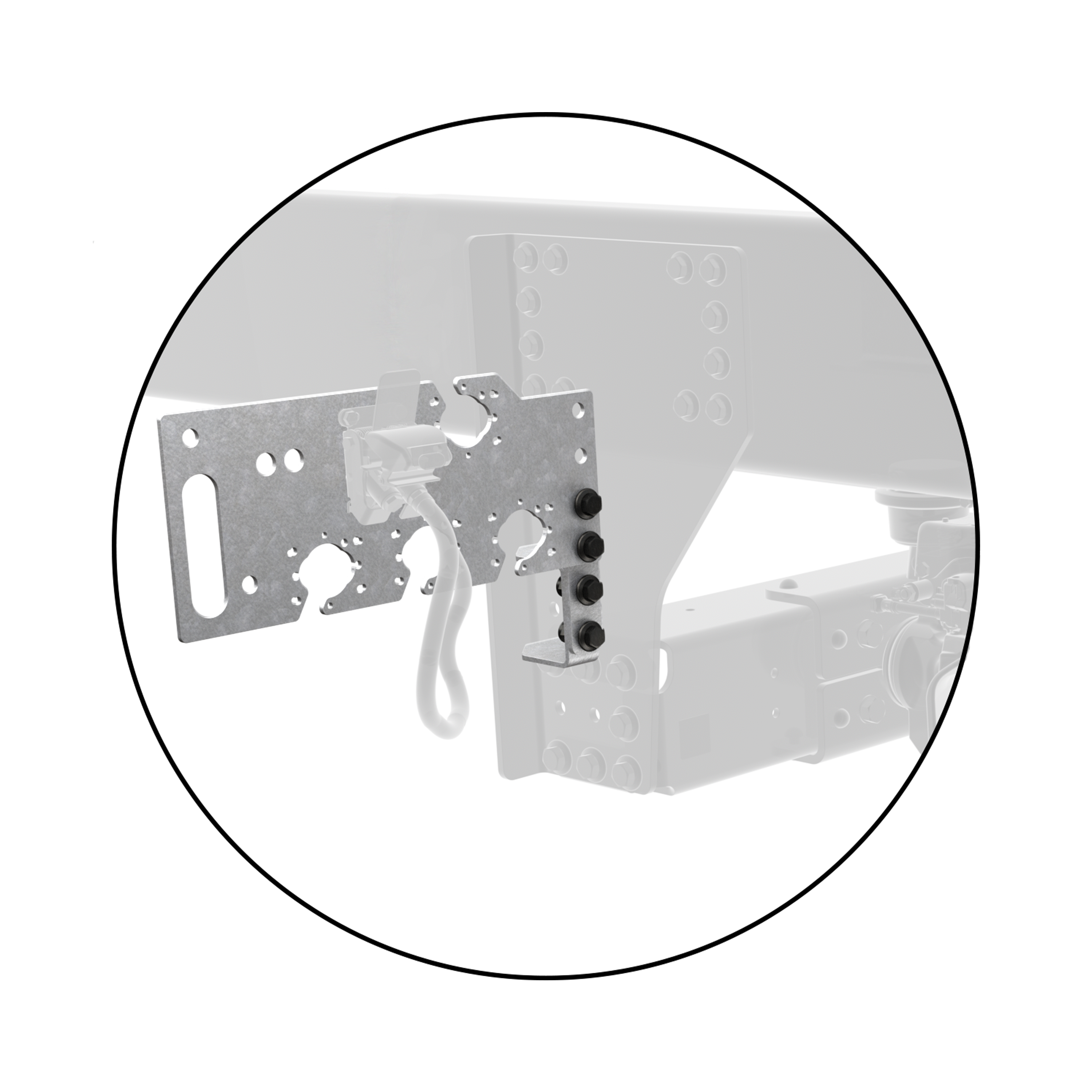 Supply connector bracket