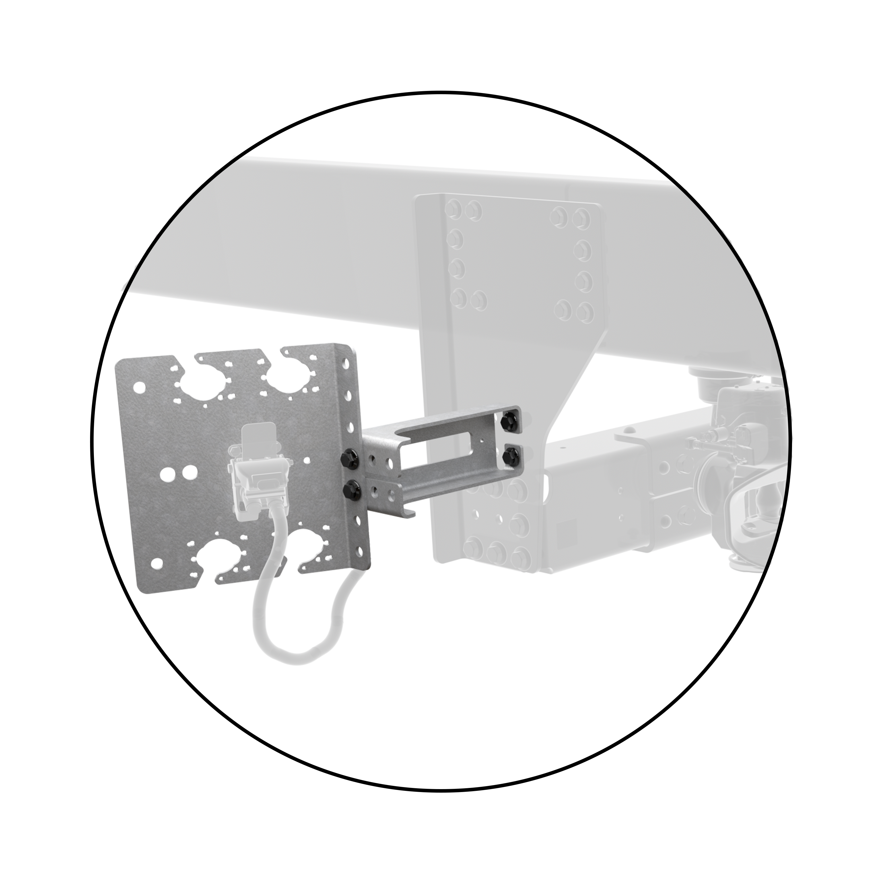 Supply connector bracket Angled